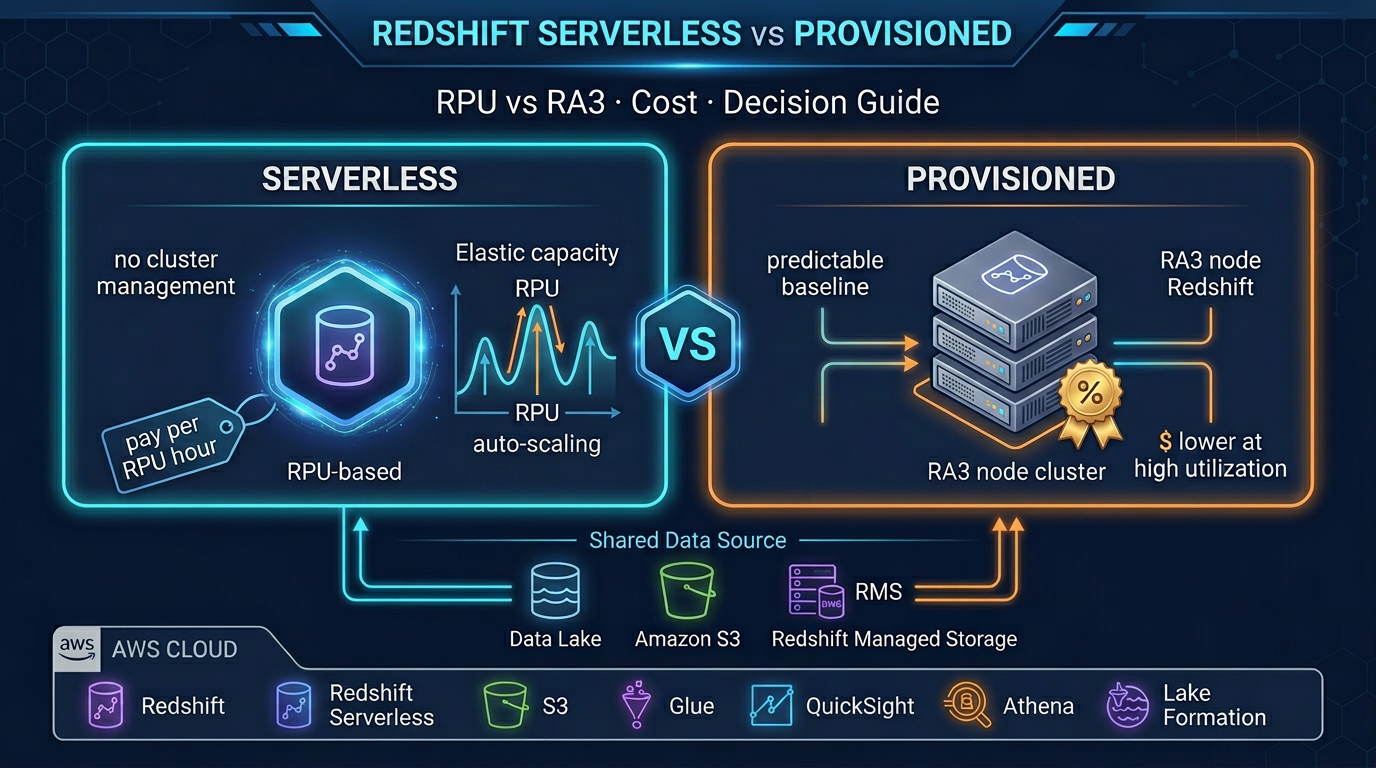 Amazon Redshift Serverless vs Provisioned: Which Is Right for Your Workload?