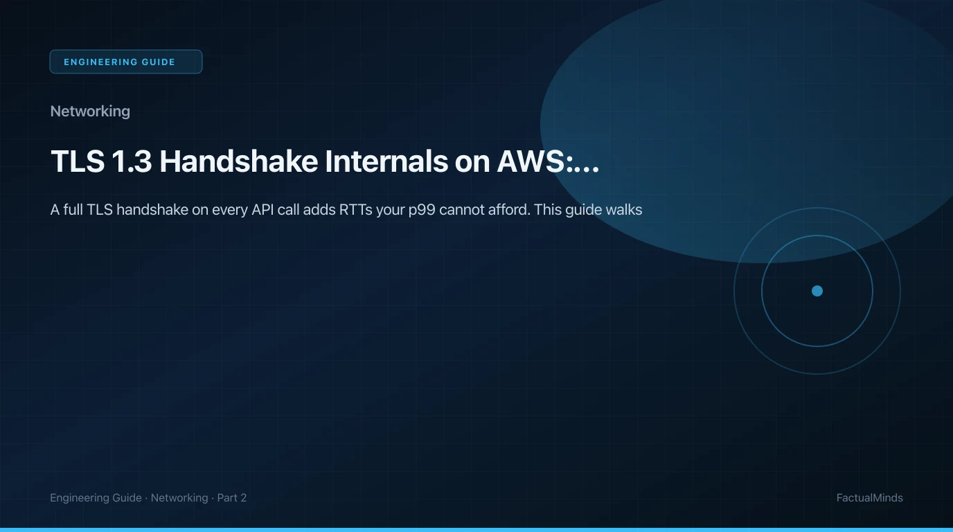 TLS 1.3 Handshake Internals on AWS: ALB, CloudFront, and ACM
